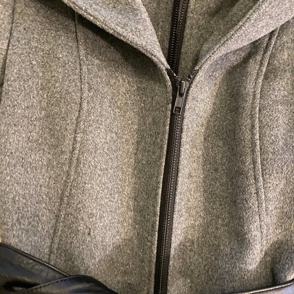 SOIA & KYO-  Wool Coat, Grey- size S - Picture 6 of 6